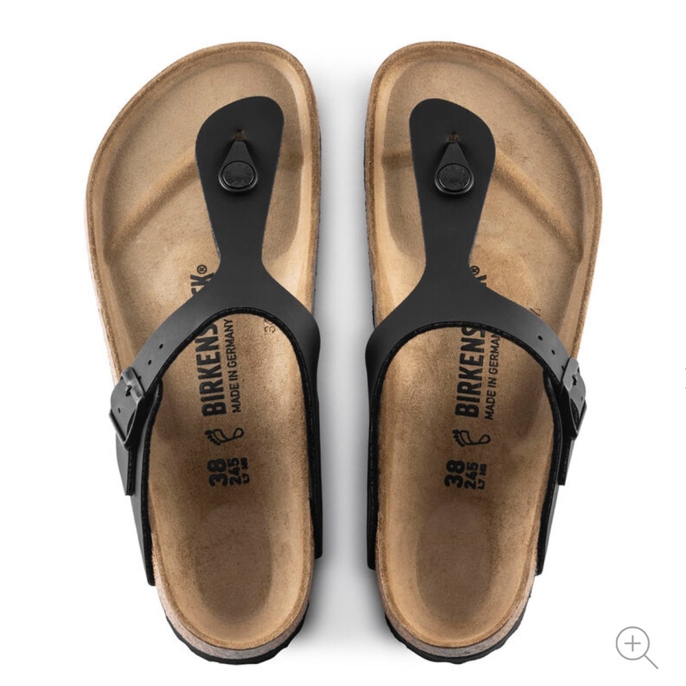 BIRKENSTOCK -  Gizeh - Black - Size 39
